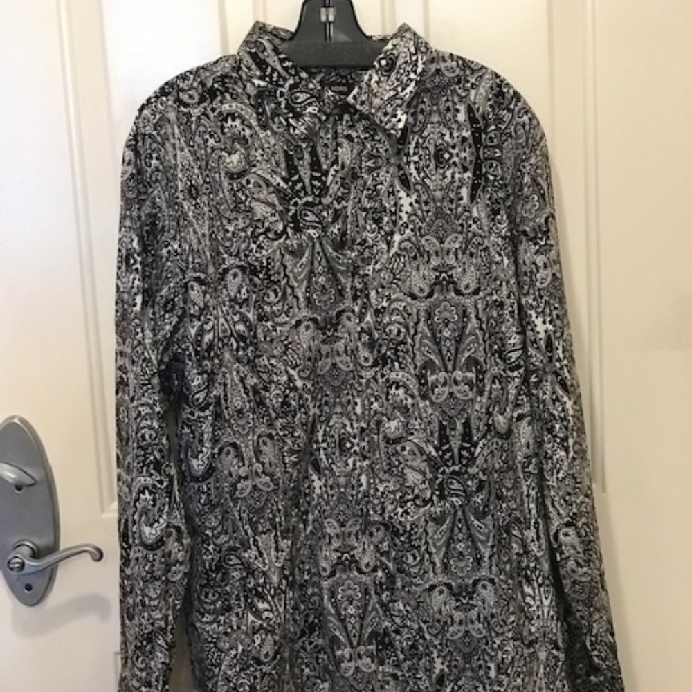 Black & White Michael Kors Paisley